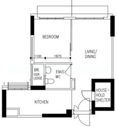 Blk 413B Waterfront I @ Northshore (Punggol), HDB 2 Rooms #620999741
